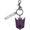 Difuzed Hasbro - Transformers - Decepticons Face metalinis raktų pakabukas, juodas, metalinis