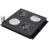 Digitus Professional Dn-19 2b N stogo ventiliatorius, skirtas unikaliems tinklams ir Dynamic Basic, 2 ventiliatoriai, termostato jungiklis / juodas