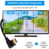 Displayport 1.4 Kampinis Kabelis 1.8m, 8k/60hz, 4k/144hz