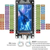 Diymore 2vnt. Esp32 kūrimo plokštė su 1.96 colių Lcd ekranu 2.4 Ghz Wifi Bluetooth Ble Mcu Ch340 lustu Esp32 Nodemcu Usb C
