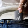 Kietasis diskas Dogfish nešiojamas išorinis ssd 2tb ngff 2242/2260/2280 pilkas metalinis usb 3.1 type-c itin lengvas išorinis mini kvėpuojantis ssd, skirtas mac/windows/android/linux (iki 6 gbps, su led)