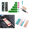 Dolder M.2 2280 ssd varinis radiatorius, 74 x 22 x 0,8 mm, aušintuvas su silikonine termo pagalvėle nešiojamam kompiuteriui nvme m.2 2280