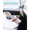 Dosvsi planšetinio kompiuterio laikiklis galvos atlošui, skirtas tesla modelis 3/y, anti shake tesla galinės sėdynės ipad laikiklis su 360° reguliuojamu, tesla galinės sėdynės spaustukas, skirtas ipad pro 12.9 air mini, tab, su flod, fire hd, 4-13 colių įren