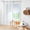 Douceur D'intérieur, Geokid Sage 140 x 240 cm smėliasrove apdorotos spausdintos užuolaidos su kilpelėmis