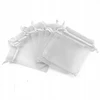 Dovanų maišelis, organza, permatomas, pilkas, 10x8cm, 100 vnt.