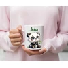 Dovanų rinkinys: puodelis, pagalvė ir maišelis su panda