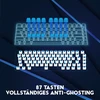 Dr1tech Raven+ Tkl žaidimų klaviatūra su Rgb apšvietimu