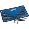 Draper Tools 33892 metrinis/imperinis kombinuotas šešiakampių raktų rinkinys - 25 vnt.
