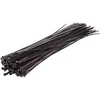 Drel kabelinės стяжки 3.6x150 mm nailoninės juodos Uv atsparios стяжки 100 vnt.