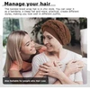 Dreshow afrikietiškas turbanas moterims su dviguba kasa, galvos apdangalas, chemo kepurė, iš anksto užrišta beanie kepurė, galvos apdangalas, miego kepurė