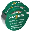 Duck Tape Original medžiaginė sidabrinė lipni juosta, 2 ritiniai, 50 mm x 25 m – itin stipri lipni juosta, skirta naudoti patalpose ir lauke – atspari oro sąlygoms ir vandeniui – remontui ir tvirtinimui