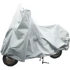 Dunlop motorolerio ir motociklo tentas - universalus motociklo uždangalas - tinkamas su priekiniu stiklu - neperšlampamas motociklo tentas naudojimui lauke - 246 x 104 x 127 cm - plastikas - pilkas
