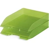 Durable laiškų dėklai (basic, skirti din a4–c4 formatui, sudedami į krūvą), 6 vnt., žali, skaidrūs, 1701673017