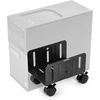 Duronic Dmhd2 pc laikiklis | mobilus pc laikiklis | korpuso laikiklis itx, midi, big tower iki 21 cm pločio | riedanti platforma kompiuterio bokštui po stalu | kompiuteriams iki 15 kg | geresnė ventiliacija