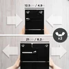 Duronic Dmhd2 pc laikiklis | mobilus pc laikiklis | korpuso laikiklis itx, midi, big tower iki 21 cm pločio | riedanti platforma kompiuterio bokštui po stalu | kompiuteriams iki 15 kg | geresnė ventiliacija