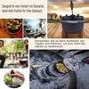 Dutch Oven dangčio keltuvas, dangčio keltuvas, rankenos kabliukas, ugnies puodo dangčio keltuvas, virtuvės reikmenys, skirtas lauko puodo keltuvui, skirtas Bbq, ugnies puodams, virimo puodui, stovyklavimui, ketiniams puodams, 26 cm