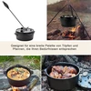 Dutch Oven dangčio keltuvas, dangčio keltuvas, rankenos kabliukas, ugnies puodo dangčio keltuvas, virtuvės reikmenys, skirtas lauko puodo keltuvui, skirtas Bbq, ugnies puodams, virimo puodui, stovyklavimui, ketiniams puodams, 26 cm