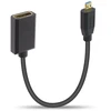 Duttek Micro Hdmi į Hdmi prailginimo laidas 2.1, 0.3 m, Hdmi 2.1 itin didelės spartos 48 Gbit/s, palaiko 8k @ 60hz, 4k @ 120hz, tinka nešiojamojo kompiuterio/fotoaparato Micro Hdmi jungčiai