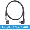 Duttek Micro Usb į 9-pin Usb jungties kabelis, 50cm, 2 vnt.