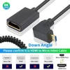 Duttek mikro hdmi į hdmi spiralinis kabelis 2.1, 1.2 m, hdmi 2.1 itin didelės spartos 48 gbps, palaiko 8k @ 60hz, 4k @ 120 hz, tinka nešiojamam kompiuteriui / mobiliajam telefonui / planšetiniam kompiuteriui / projektoriui hdmi jungtis (žemyn)