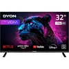Dyon Movie Smart 32 Vx televizorius, 32 colių (80 cm), Hd Smart Tv, Hd Triple Imtuvas (dvb-c/-s2/-t2), App Store, Prime Video, Netflix, Youtube, Dazn, Disney+ (2023 modelis)