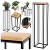 E-floor metalinis stovas gėlėms loft aukštas stovas lentyna gėlėms 79cm premium