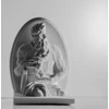 Eascheer Mozės statulos figūrėlės Michelangelo graikų statulos namų dekoras graikų mitologija 10cm