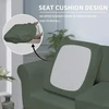 Easy-going 4 dalių tampri minkšta sofos užvalkalų rinkinys šunims - skalbiamas sofos užvalkalas 3 atskiroms sofos pagalvėlėms - elastingas baldų apsaugos užvalkalas naminiams gyvūnams, vaikams (sofa, pilkai žalia)
