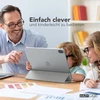 Eazy Case - apsauginis dėklas, skirtas Ipad Air 4 / Air 5 10.9 colių Smart Cover planšetiniam kompiuteriui, išmanusis dėklas su stovo funkcija, miego režimo funkcija, dirbtinė oda, baltas