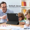 Eazy Case - apsauginis dėklas su rašiklio laikikliu, skirtas ipad air 13 colių m3 (2025) dėklui, 13 colių dėklas su rašiklio laikikliu, planšetinio kompiuterio dangtelis, jutiklinis rašiklis, išmanusis dėklas, stovas, atverčiamas dėklas, automatinis miego