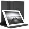 Eazy Case - Tabletės dėklas, skirtas Ipad 2 / Ipad 3 / Ipad 4, apsauginis dėklas 9.7 colių išmanusis viršelis, planšetinio kompiuterio dėklas, besisukantis dėklas 360° pasukamas su stovo funkcija, dirbtinė oda, juodas