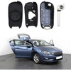 Ecsing Sulankstomas automobilio nuotolinio rakto dėklas su 2 mygtukais, suderinamas su vauxhall astra k 2015 2016 2017 2018 2019 2020, suderinamas su opel pakaitiniu rakto korpusu