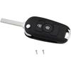 Ecsing Sulankstomas automobilio nuotolinio rakto dėklas su 2 mygtukais, suderinamas su vauxhall astra k 2015 2016 2017 2018 2019 2020, suderinamas su opel pakaitiniu rakto korpusu