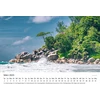 Edition Seidel Premium kalendorius Dream Island Seychelles 2025 formatas Din A3 sieninis kalendorius Afrika salos Victoria svajonių paplūdimiai lagūnos rifai Stefan Becker