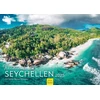 Edition Seidel Premium kalendorius Dream Island Seychelles 2025 formatas Din A3 sieninis kalendorius Afrika salos Victoria svajonių paplūdimiai lagūnos rifai Stefan Becker