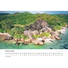 Edition Seidel Premium kalendorius Dream Island Seychelles 2025 formatas Din A3 sieninis kalendorius Afrika salos Victoria svajonių paplūdimiai lagūnos rifai Stefan Becker