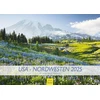 Edition Seidel Premium kalendorius Jav - Northwest 2025 formatas Din A3 sieninis kalendorius Amerika Oregonas Kalifornija Vašingtonas Peizažai Rainer Mirau