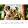 Edition Seidel Premium kalendorius Koala 2025, formatas Din A3, sieninis kalendorius, gyvūnų kalendorius, Australija, gyvūnas koala, eukaliptų miškas, žinduolis, Melanie Viola
