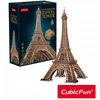 Edukacinis žaislas Cubicfun Didelės 3d dėlionės 314 el Eifelio bokštas Paris Paryžius