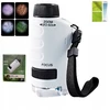 Edukacinis žaislas mini kišeninis mikroskopas Zoom 60 ir 120