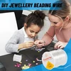 Elastinė juostelė apyrankėms, yisight 2 ritinių juostelė apyrankėms 0,8 mm, 100 m, elastinė juostelė apyrankėms, juostelės apyrankėms, papuošalų gamybai, "pasidaryk pats" amatai