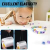 Elastinė juostelė apyrankėms, yisight 2 ritinių juostelė apyrankėms 0,8 mm, 100 m, elastinė juostelė apyrankėms, juostelės apyrankėms, papuošalų gamybai, "pasidaryk pats" amatai