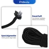 Elastinis lynas 4 mm x 15 m su kabliais ir rutuliukais
