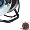 Electraline 208690 50m metalinis ilginimo laidas su 4 lizdais, kabelių valdymu, fiksuota plokšte ir ergonomiška rankena, pilkas