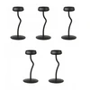 Elegantiškas juodas Ikea "silverparon" žvakidė, 24 cm