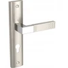 Elegantiškos vidaus durų rankenos Kuchinox Prima - satinas/chromas, įdėklas (72mm)