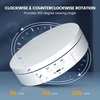 Elektrinis patefonas, Couleeur 360° krypties ir greičio reguliuojamas mini besisukantis patefonas, 10 kg automatinis patefonas fotografijai su 5 foniniais skydais papuošalams pristatyti