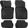 Perfect Element Premium klasės neslystantys guminiai grindų kilimėliai - Mini Cooper One R50 R53 R56, juodi