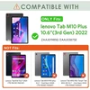 Elfofle dėklas, skirtas Lenovo Tab M10 Plus 3rd Gen 10.6 colių 2022 (tb125fu /tb128fu /tb128xu) - apsauginis dirbtinės odos magnetinis piniginės tipo planšetinio kompiuterio dėklas (žalias)