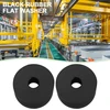 Emagtech plokščios guminės tarpinės, 20 vnt., vidinis skersmuo 6 mm, išorinis skersmuo 20 mm, storis 10 mm, skirtos pramonės įrenginiams, baldams, juodas sandarinimo žiedas